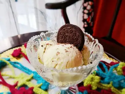 Tea ice cream