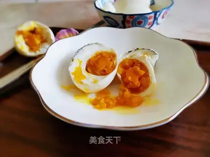Pickled duck eggs