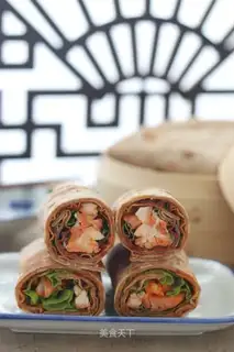 Low fat chicken burrito