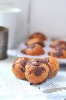 Marble football pound cake