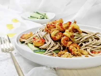 Crawfish noodles