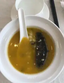Gold soup rice cucumber