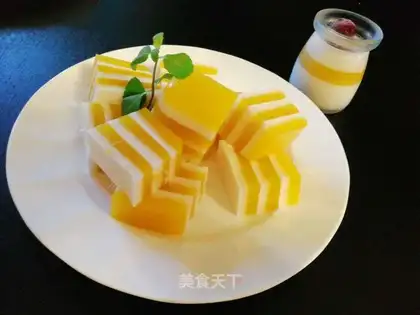 Mango coconut lasagna