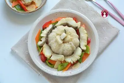 One-man cod weed, low-fat lunch