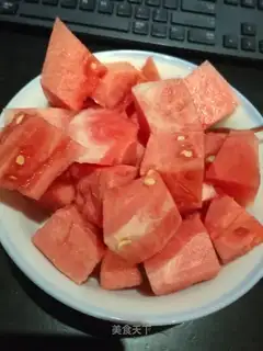 Watermelon cut