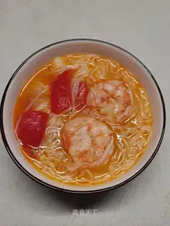 Tomato shrimp soup