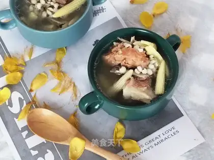 Cracker corn soup