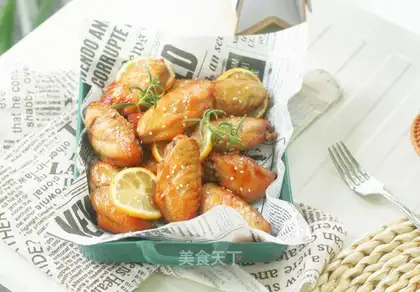 Lemon, black pepper wings