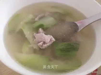 Skinny melon soup