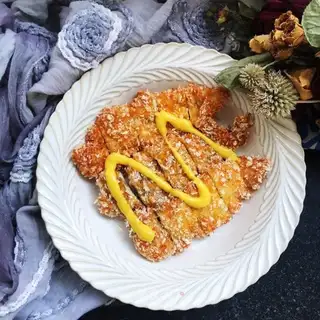 Fried chicken steak