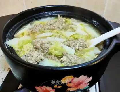 Soup, lamb meatball soup