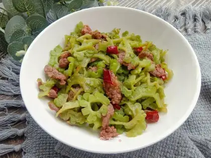 Scrambled beef