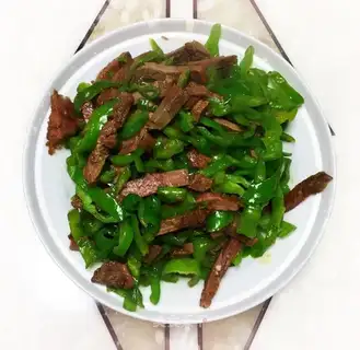 Dry beef and pepper
