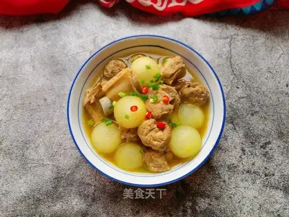 Polio gravy soup