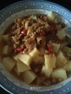 Meat and tofu