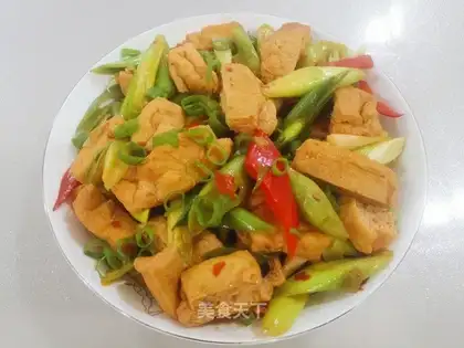 Garlic soybeans