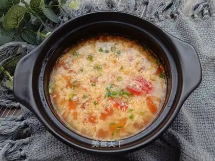 Tomato egg soup