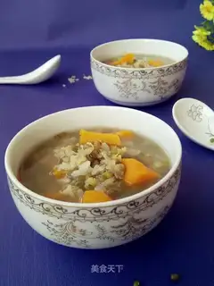 Green bean pumpkin porridge
