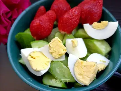 Cucumber egg salad