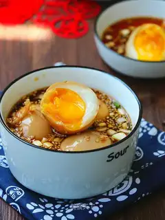 Korean sauce with a heart