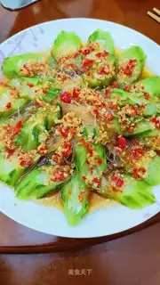 Garlic fan silk melon