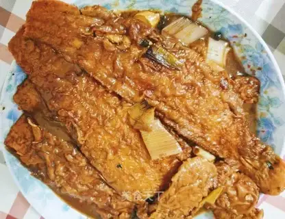 Red burning halibut