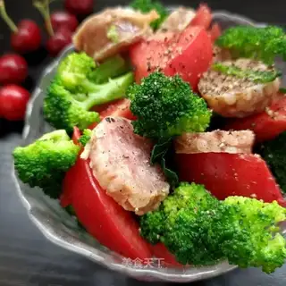 Orchid salami salad