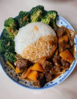 Black pepper potato beef