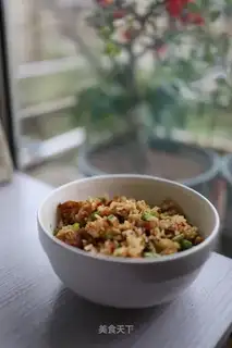 Chicken bean horned rice