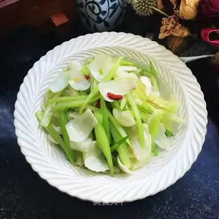 Celery makes sweet lily