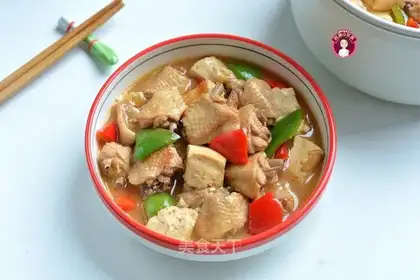 Chicken wings, tofu