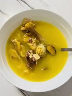Abalone chicken soup