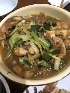 Celery roasts fish