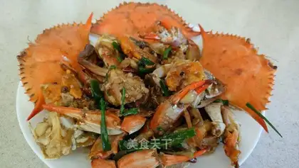 Spicy green crabs