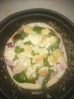 Bacon pepper pizza