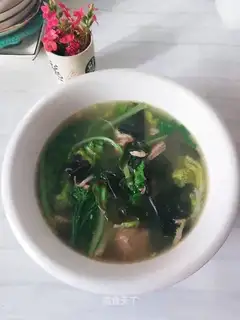 Clothes and steak soup