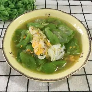 Smelt egg soup