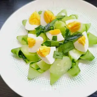 Cucumber egg salad
