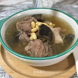 Soybeans mushroom ribs