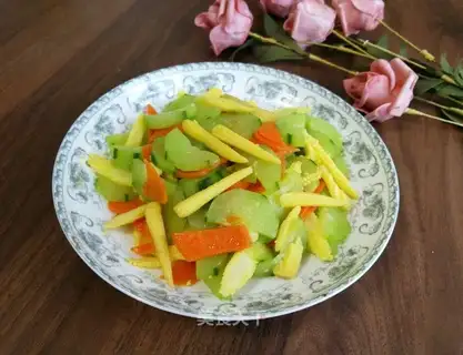 Corn and cucumber