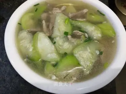 Scrawny melon soup