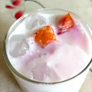 Sweet apricot ice