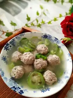 Smelt meatball soup