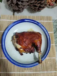 Roasted chicken legs