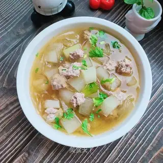 Porkball soup