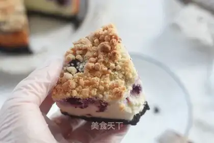 Blueberry cheesecake