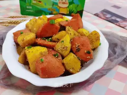 Potato ham sausage
