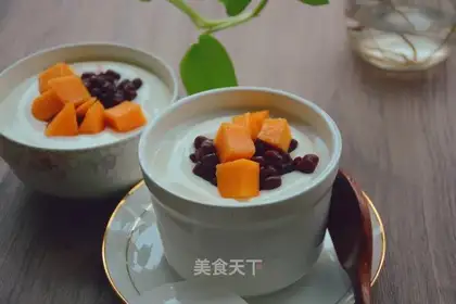 Mango bean milk
