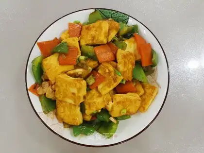 Red roasted eggs tofu