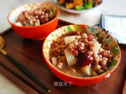 Porridge of the rice porridge